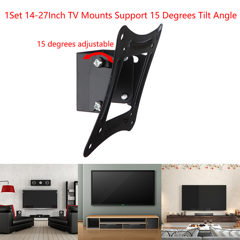 Flat Panel Mount Tilt - 1 セット 14-27 インチテレビマウント LCD LED