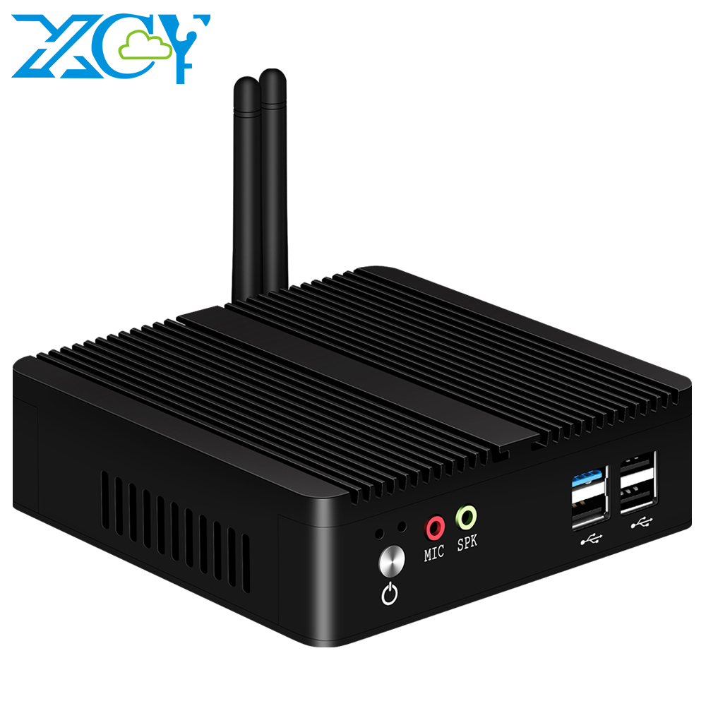 Thin Client Mini Pc - Xcy-Mini PC Intel Celeron j1900クアッドコア,ギガビットLAN,4x USB,HDMI,vga,wifi,Linux/Ubuntu,ファンレス