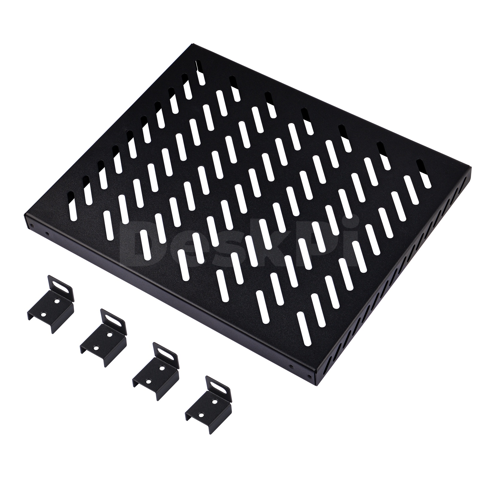 Server Rack Shelf - DeskPi RackMate アクセサリ 10インチ 0.5U ヘビーデューティー