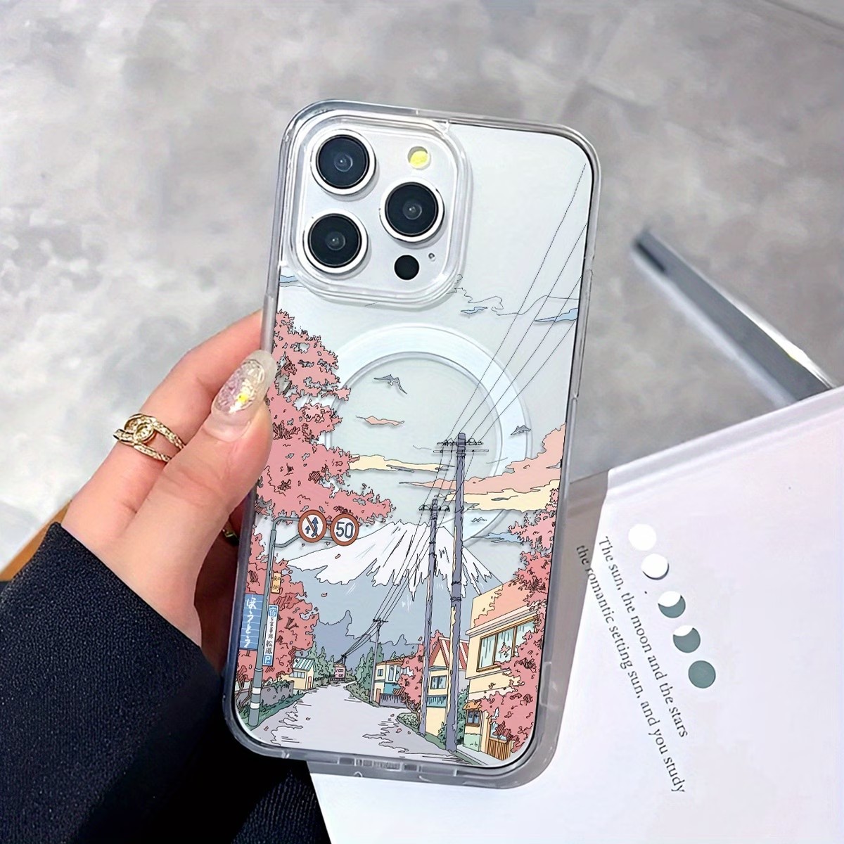 Thin Client Mini Pc - 富士桜柄スマホケース iPhone 18 17 16 15