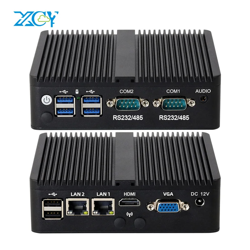 Thin Client Mini Pc - Intel Celeron ファンレス産業用 IoT ミニ PC