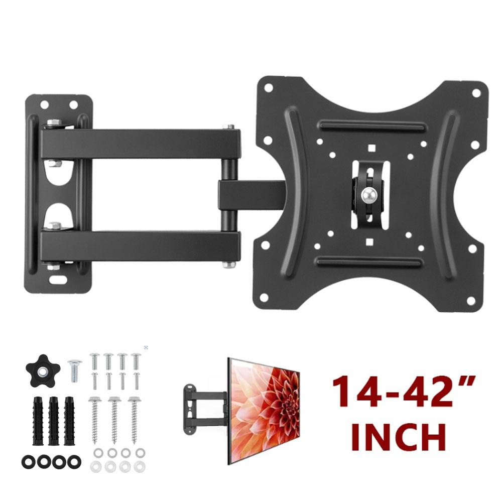 Flat Panel Mount Tilt - テレビ壁掛けブラケット フラットパネルテレビフレームサポート 15度傾斜 フェーダー付き 14 -