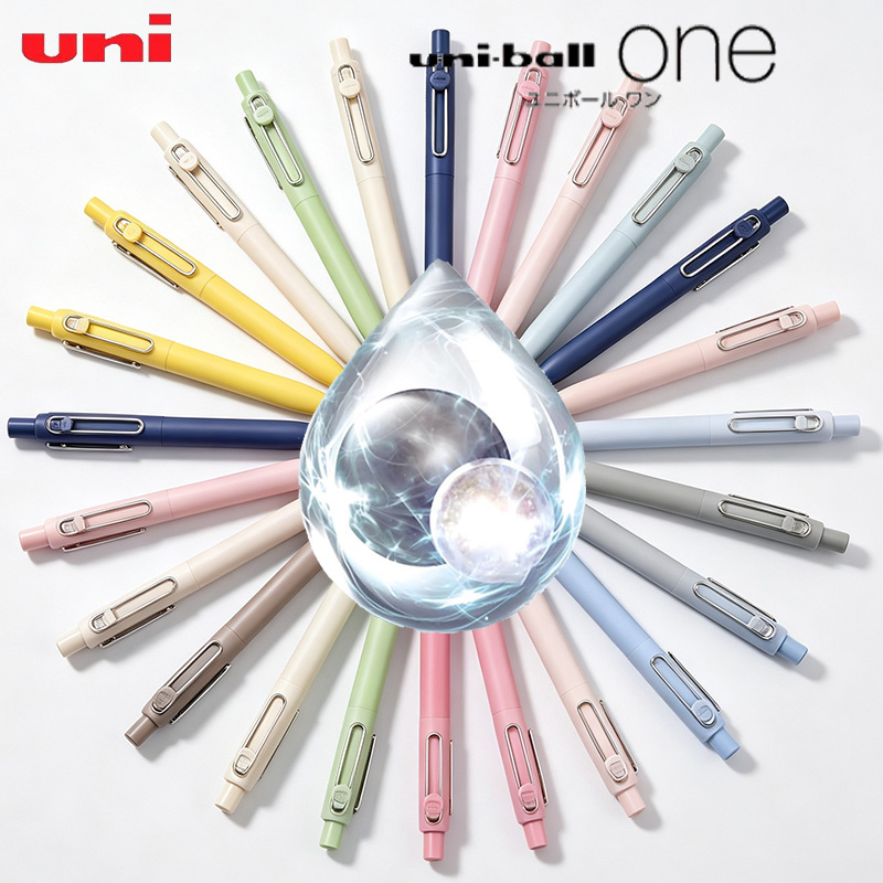 Office Tech Supply - 日本ユニZNTゲルペン、リトラクタブル式、ZENTOユニボール、0.5mm、滑らかな書き心地、POAバッファー、ブラック、テックシグネチャーペン、オフィス・学校用品。