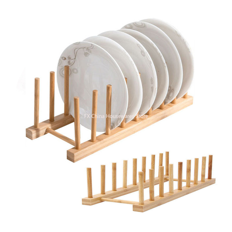 プレート収納ラック多機能木製ディッシュラックカップ皿鍋蓋排水 - Server Rack Shelf のレビューと価格