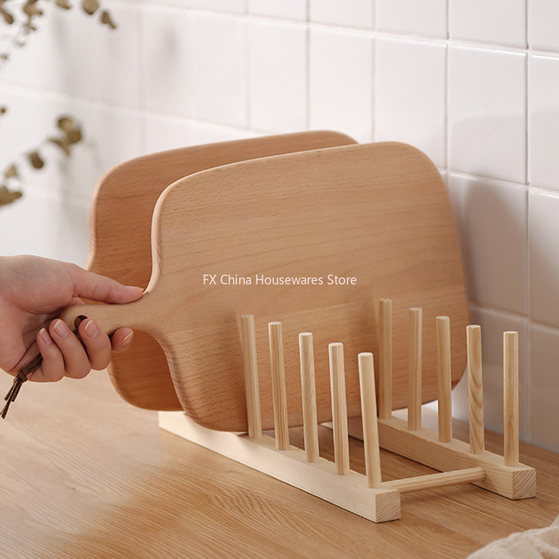 プレート収納ラック多機能木製ディッシュラックカップ皿鍋蓋排水 - Server Rack Shelf のレビューと価格