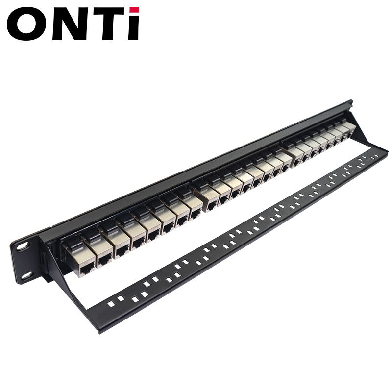 Onti 19in 1uラック24ポートCat6シールドパッ - Server Rack Shelf のレビューと価格