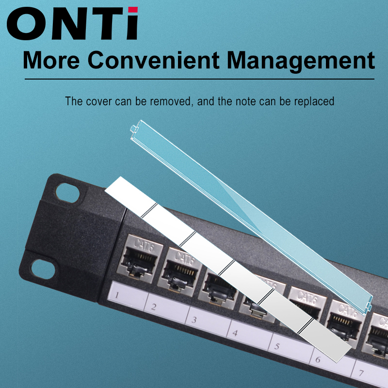 Onti 19in 1uラック24ポートCat6シールドパッ - Server Rack Shelf のレビューと価格
