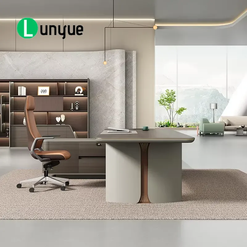 高級モダンL字型エグゼクティブデスク、CEO・マネージャー向 - Office Tech Management のレビューと価格