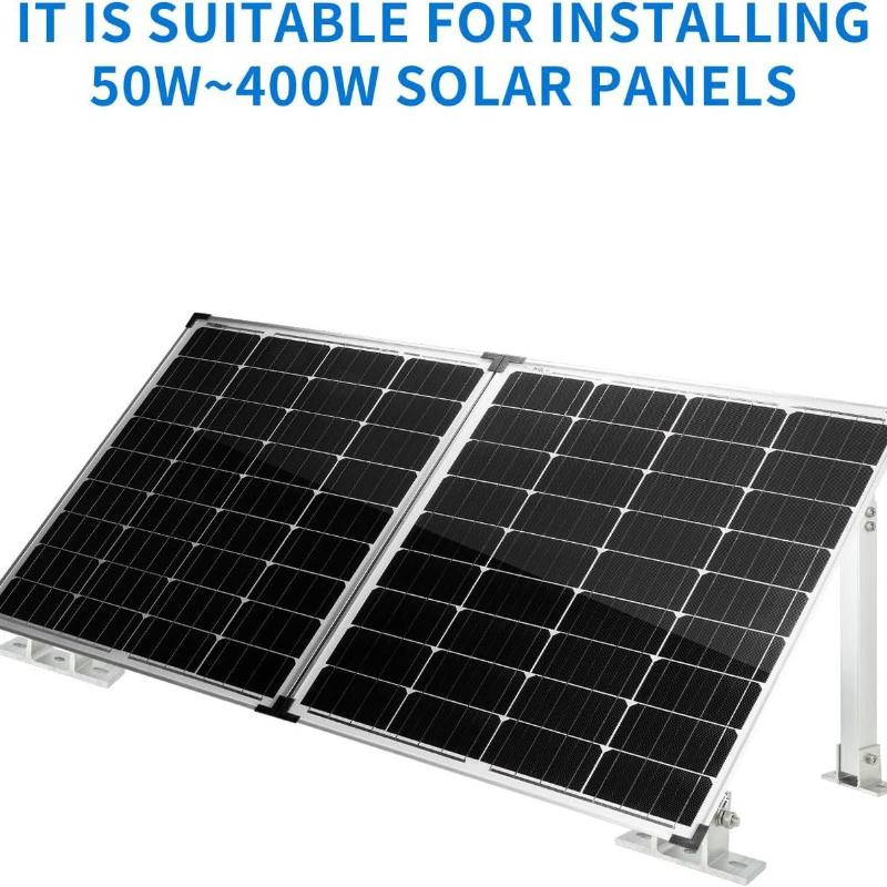 ソーラーパネル傾斜マウントブラケット 15-30度調整可能  - Flat Panel Mount Tilt のレビューと価格