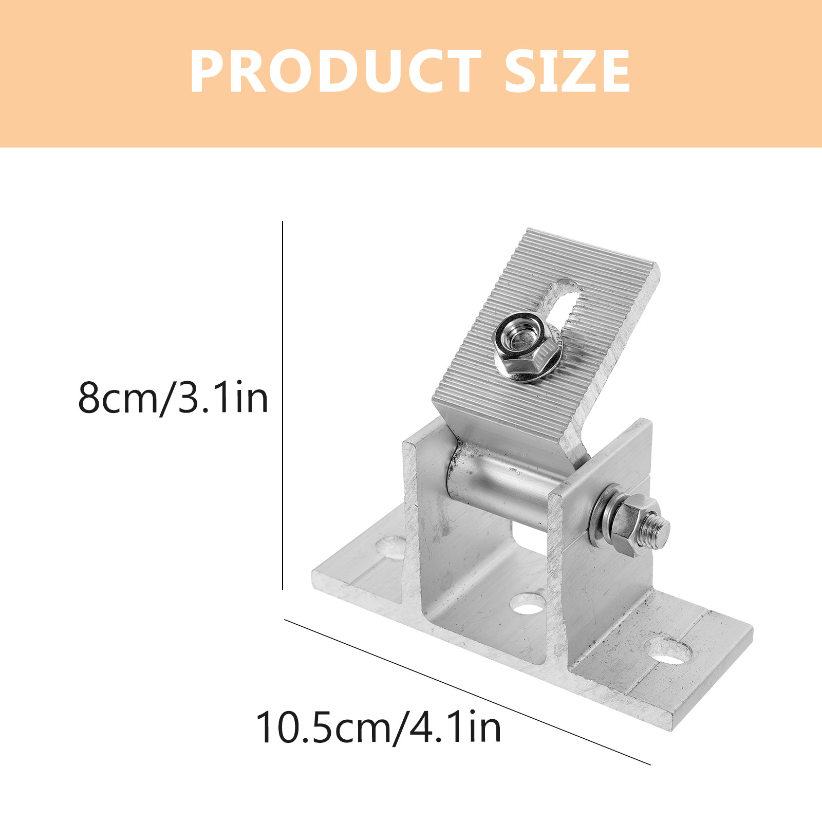 4個入り ソーラーパネル用ブラケット、角度調整可能なアルミニ - Flat Panel Mount Tilt のレビューと価格