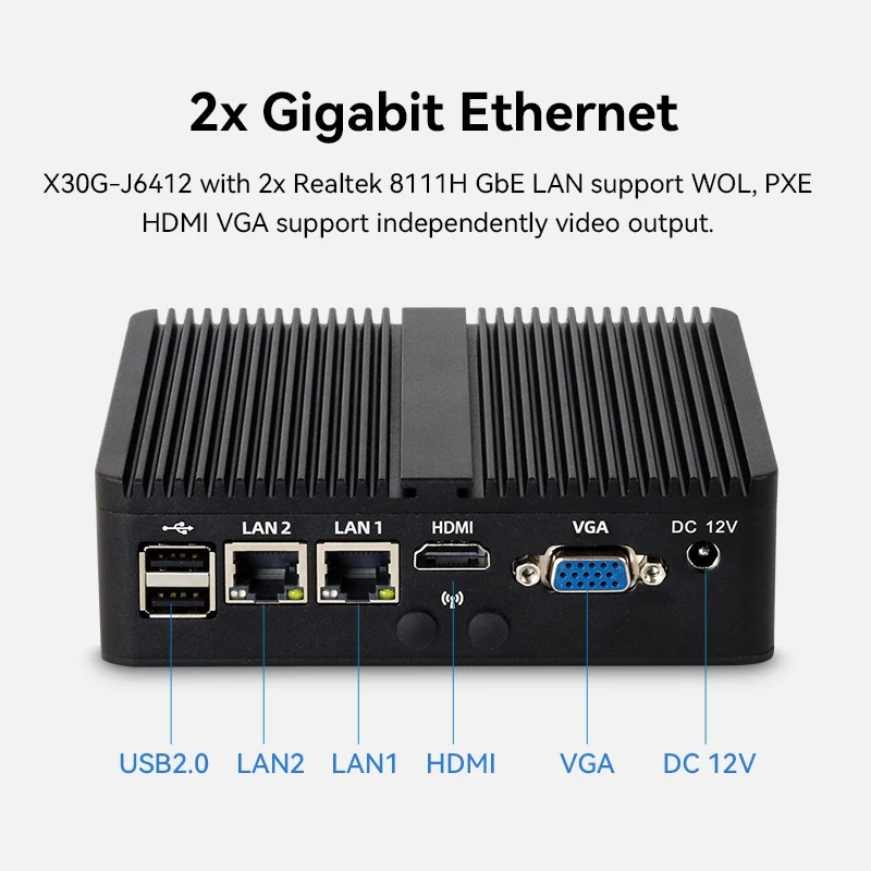 Intel Celeron ファンレス産業用 IoT ミニ  - Thin Client Mini Pc のレビューと価格