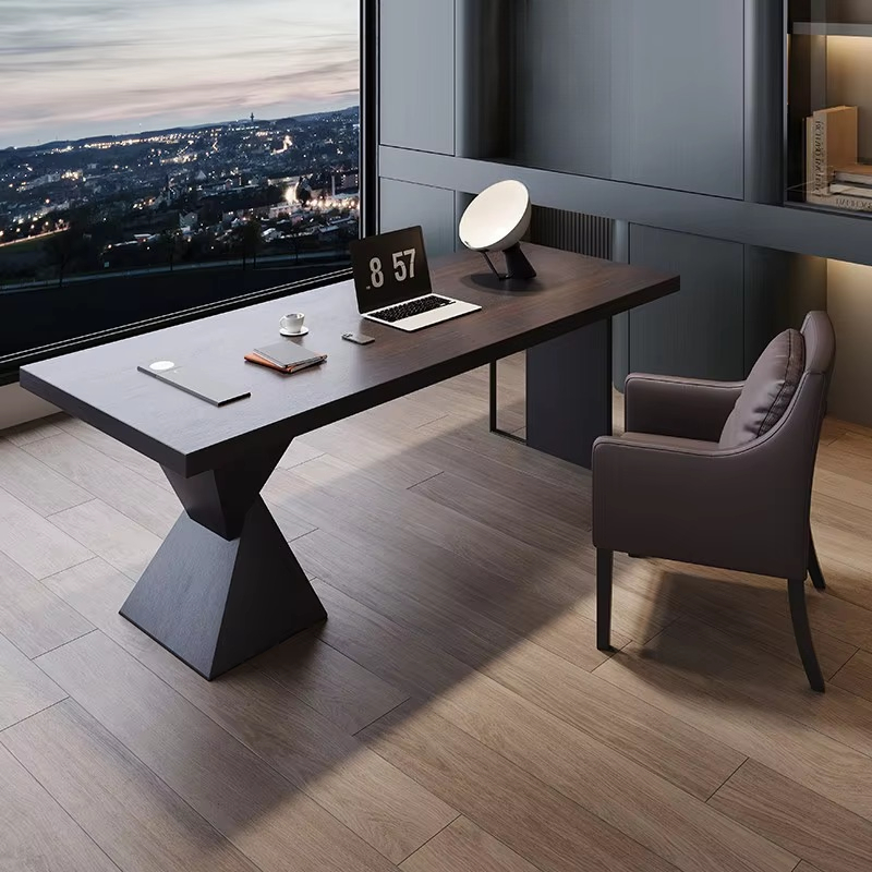 モダンなホームオフィス家具、木製、可愛いアート風コーナー、コ - Office Tech Management のレビューと価格
