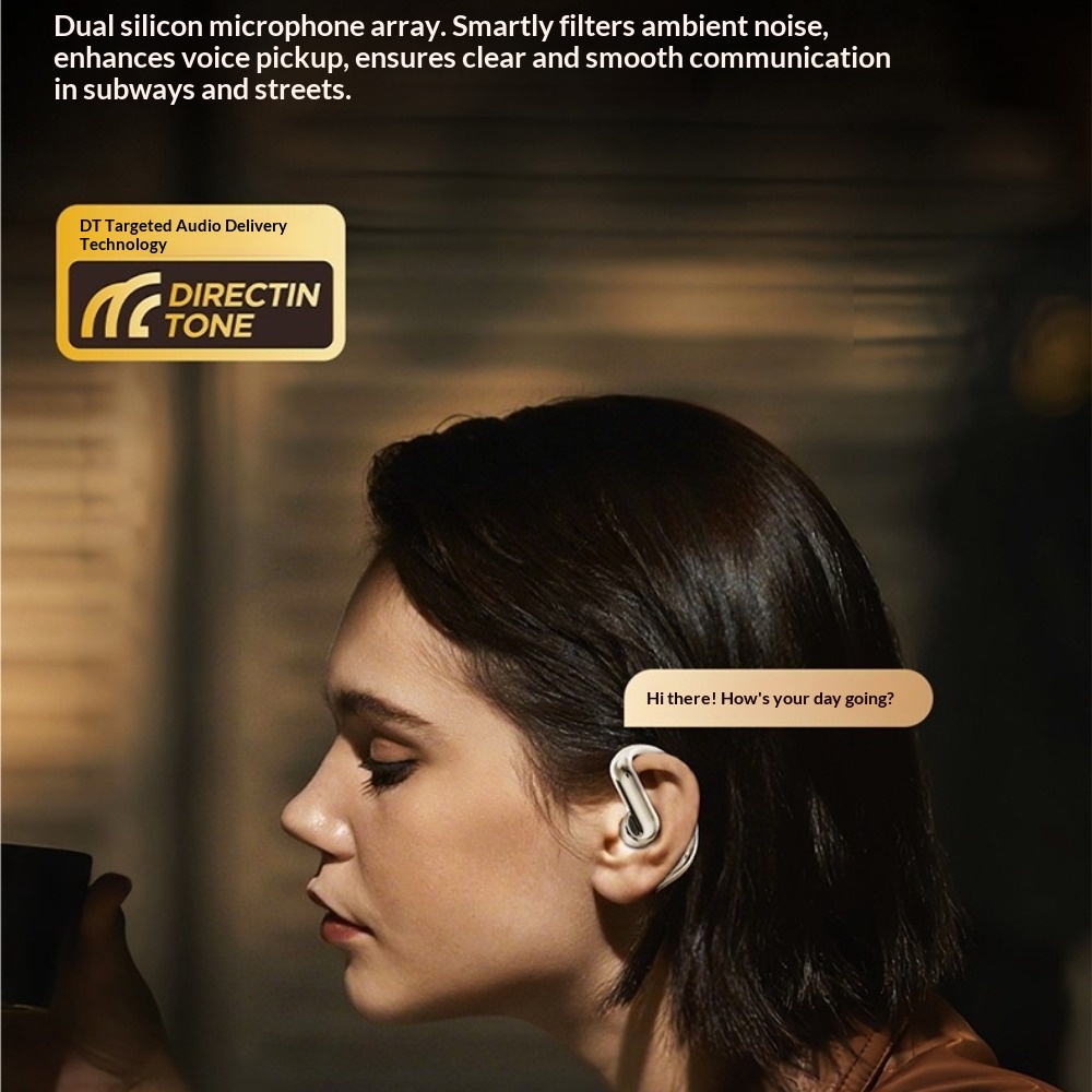 新しいワイヤレスBluetoothイヤホン、ノンインイヤー型 - Office Tech Wear のレビューと価格