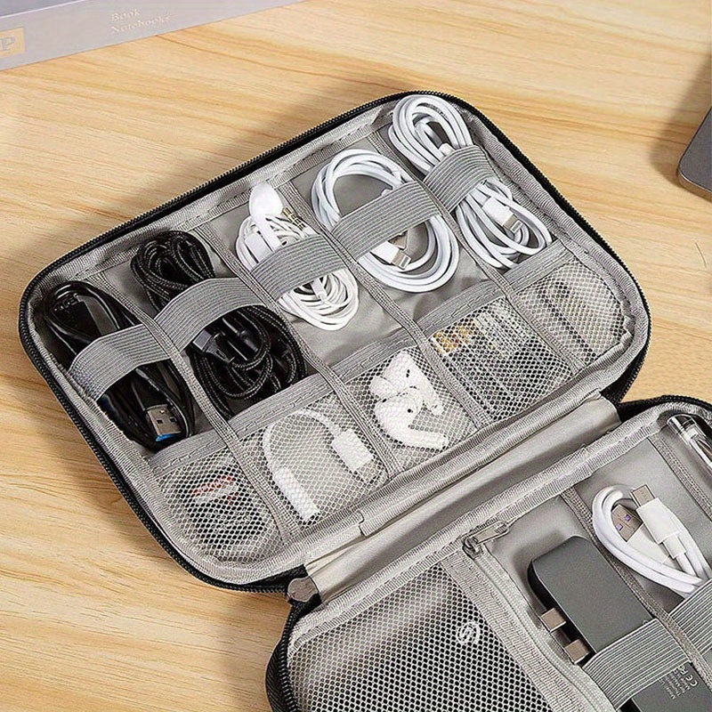 1個入りトラベルケーブルオーガナイザーケース、多ポケット電子 - Office Tech Gear のレビューと価格