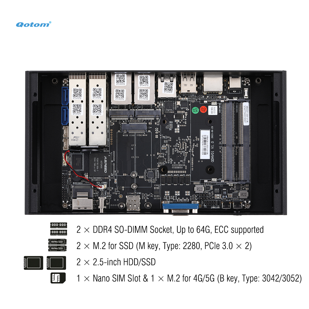 ミニPC Q20300G9 CPU Atom C3000、4 - Thin Client Mini Pc のレビューと価格