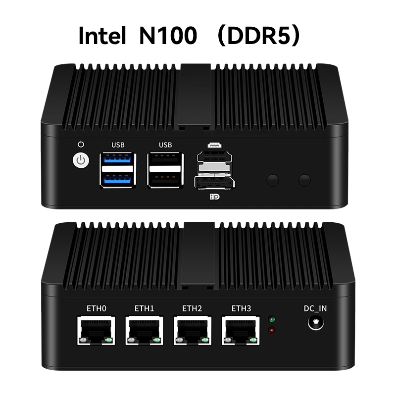 XCYファンレスミニPC Intel N150 J4125  - Thin Client Mini Pc のレビューと価格