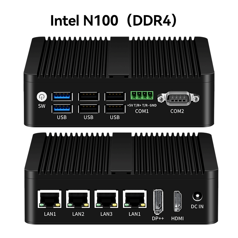 XCYファンレスミニPC Intel N150 J4125  - Thin Client Mini Pc のレビューと価格