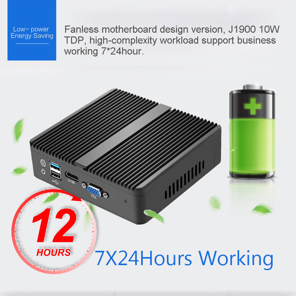 ファイアウォールルーターPfsenseファンレスミニPC C - Thin Client Mini Pc のレビューと価格